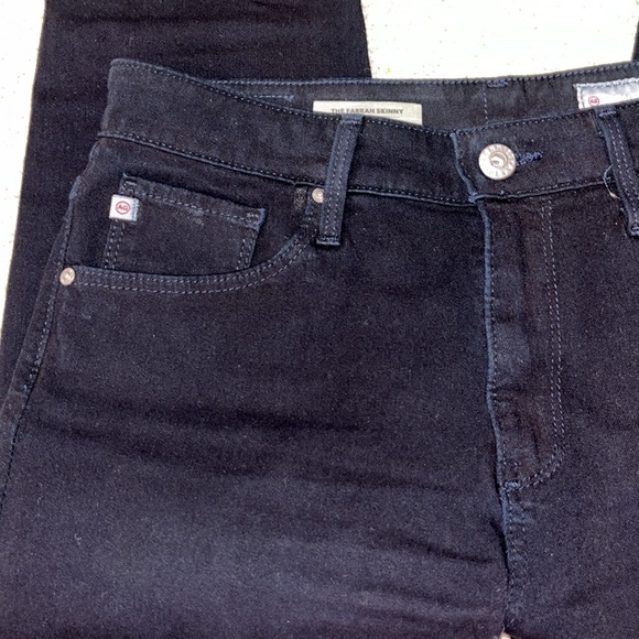 AG Farrah High-Waisted Skinny Jeans Contour 360 - Picture 4 of 9